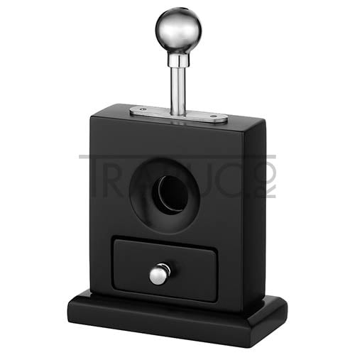 500050 Cutter ghilotina pentru trabucuri de masa Angelo Black