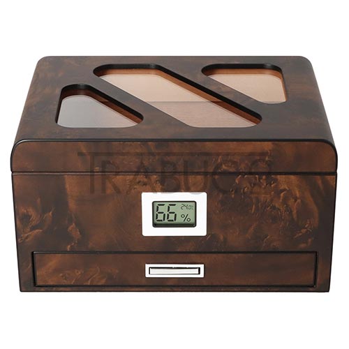 Set Humidor Angelo Vintage cu higrometru digital
