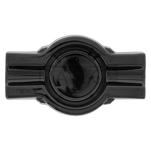 Scrumiera pentru trabuc Angelo Ceramic Black confectionata integral din ceramica de calitate