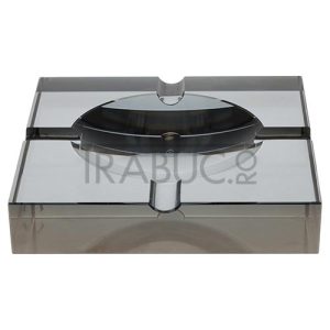 Scrumiera pentru trabuc Angelo Smoke Grey cu loc pentru 4 trabucuri