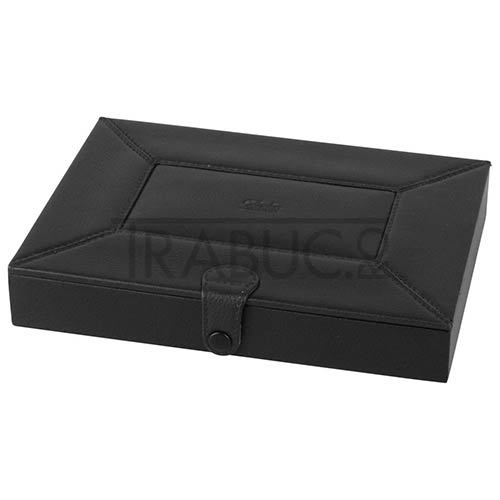 560155 Humidor exterior piele black