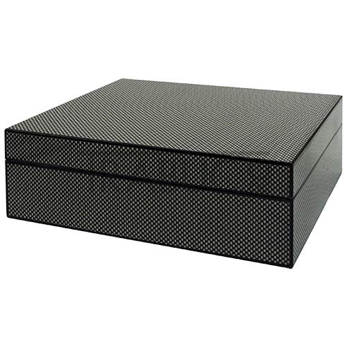 600230 Humidor carbon print marca Angelo pentru trabucuri