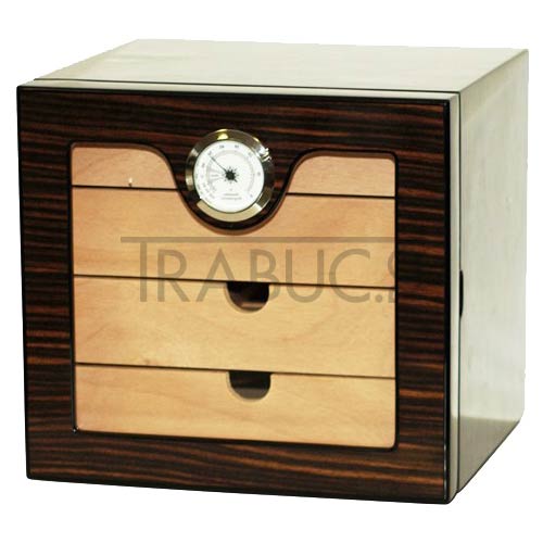 600296 Humidor trabucuri Angelo Polished