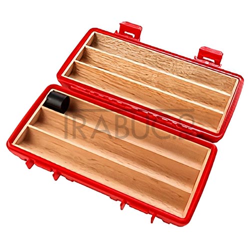 813001 Humidor portabil Angelo Red