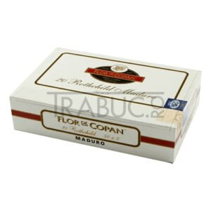 cutie din lemn cu 20 de trabucuri flor de copan maduro rothschild