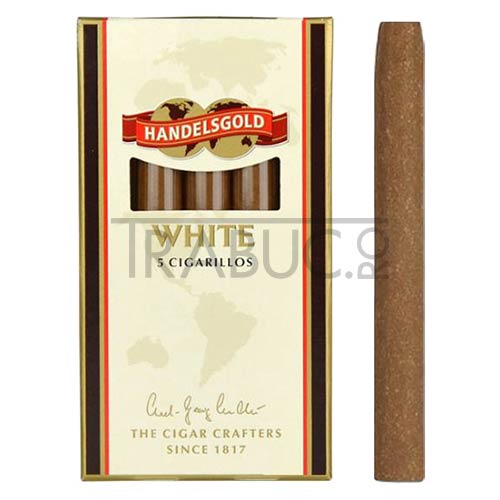 Tigari de aroma de cocos pentru fumat marca Handelsgold White 5