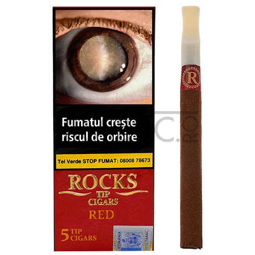 Tigari cu aroma de cirese Rocks Red Tip 5