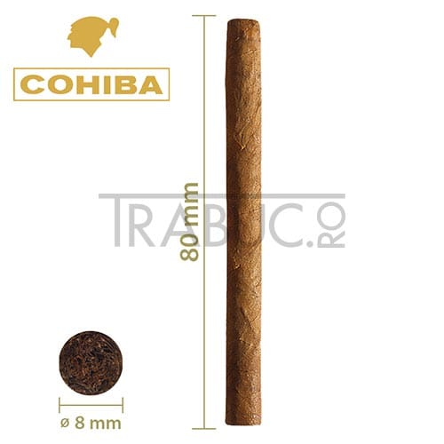 Dimensiuni tigari de foi Cohiba Mini
