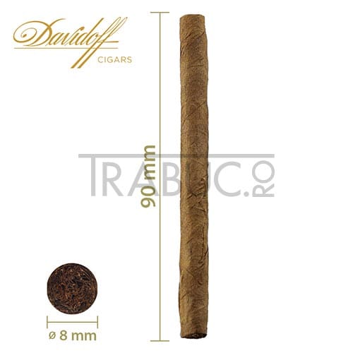 Dimensiuni mini cigarillos Davidoff Gold Mini