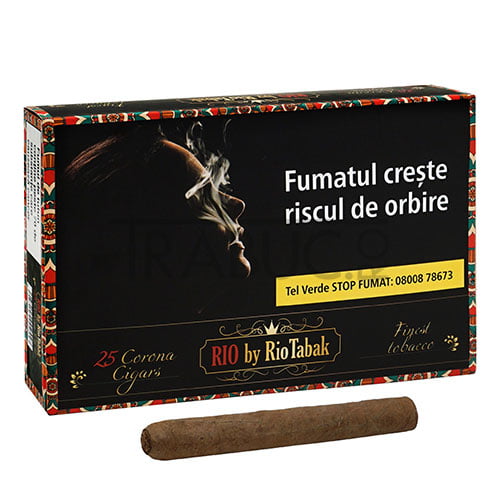 25 tigari de foi fara filtru rio by riotabak corona cigars