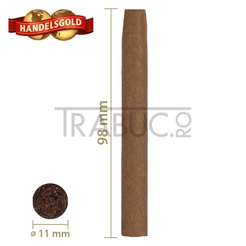 Dimensiuni Tigari de foi aromate Handelsgold Blond