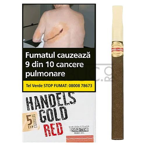 Tigari de foi cu mustiuc aromat HandelsGold Tip Red 5