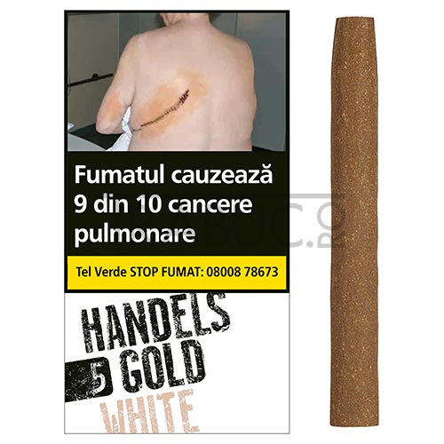 Tigari de aroma de cocos pentru fumat marca Handelsgold White 5