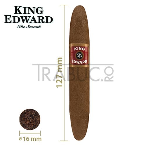 Dimensiuni Tigari de foi naturale King Edward Imperial