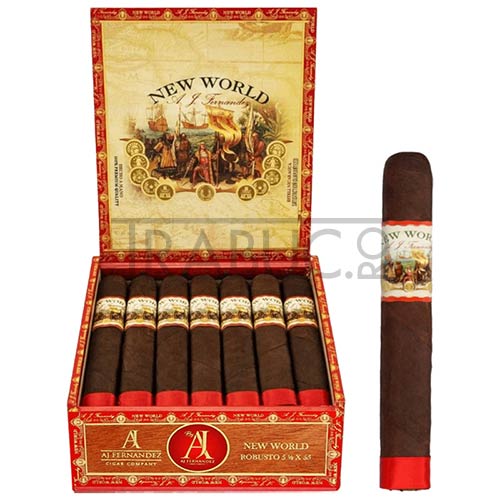 trabucuri de origine nicaragua in cutie din lemn AJ fernandez new world navegante robusto