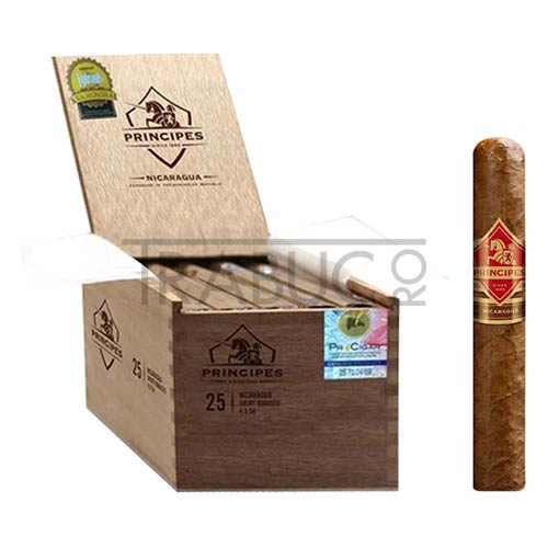 cutie de lemn cu 25 de trabucuri de origine Aurora Principe Nicaragua Robusto