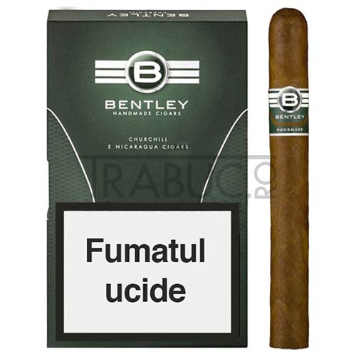 pachet cu 5 trabucuri premium bentley churchill