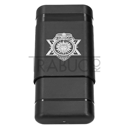 Etui pentru 3 trabucuri Dominium Black cu lungime reglabila
