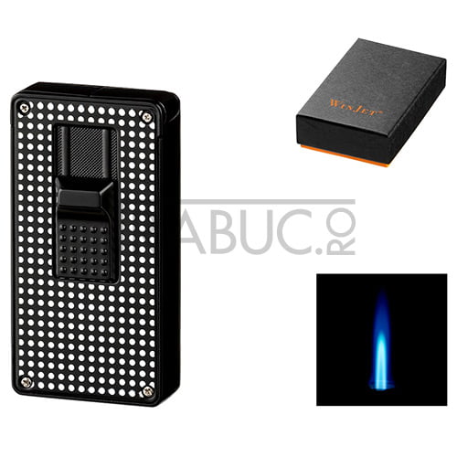 Bricheta pentru trabuc moderna Winjet 221023 cu 1 arzator si flacara antivant