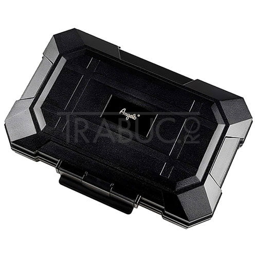 humidor negru calatorie angelo 920018 de culoare neagra pentru trabucuri
