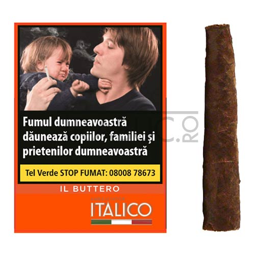 5 bucati de tigari ambasciator italico giallo buttero cu aroma de piper si lemn