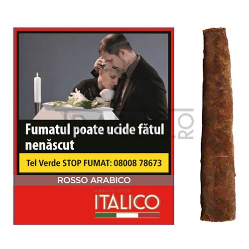 tigari de foi ambasciator italico rosso arabico in pachet de 5 bucati aromate cu aroma de cafea