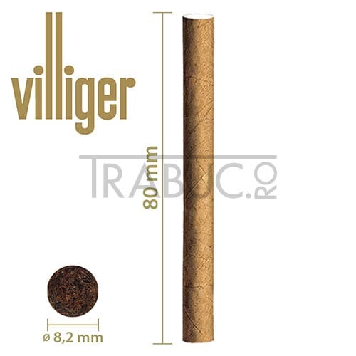 Dimensiuni tigari de foi villiger black mini sumatra filter