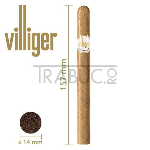 Dimensiuni tigari de foi villiger premium no.3