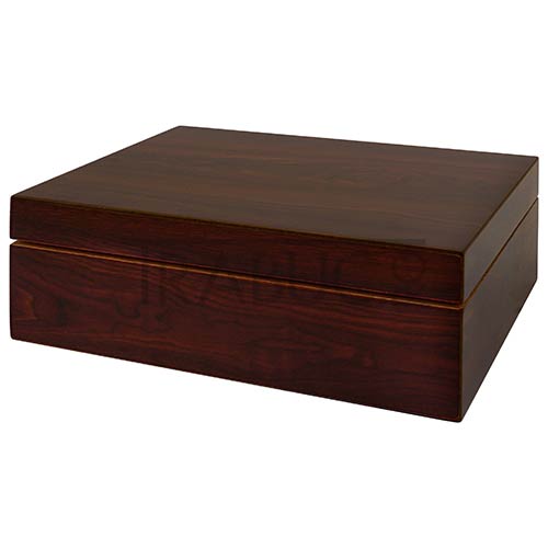 600291 humidor trabucuri scrumiera si cutter inclus fabricat din lemn si mdf cu capacitatea 50 trabucuri