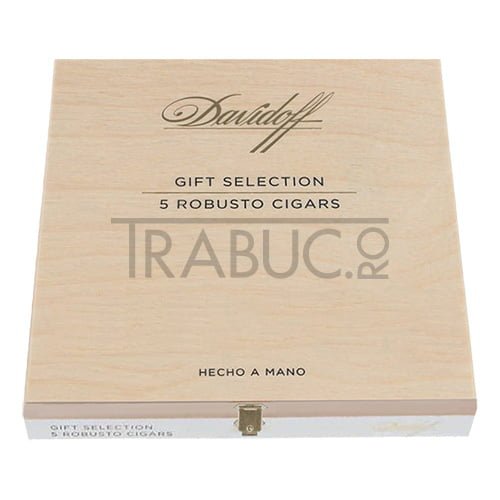 cutie cu 5 trabucuri Davidoff Robusto Selection