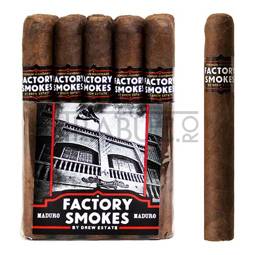pachet de 25 trabucuri factory smokes maduro gordito cu umplutura variata intr-un invelis maduro de tarie mediu spre tare