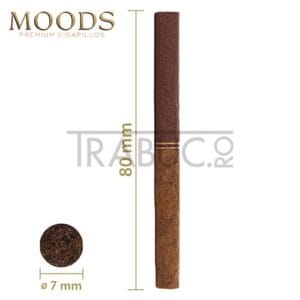 Dimensiuni tigari de foi Moods Mini Double Filter