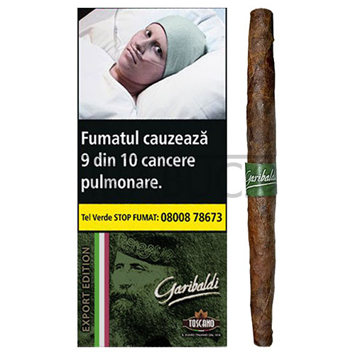 Pachet cu 5 Tigari de foi Toscano Garibaldi