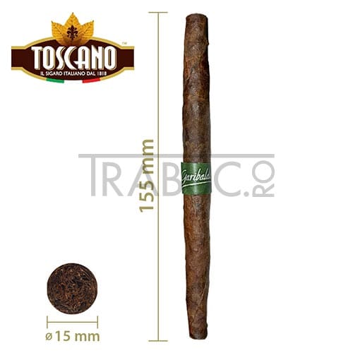 Dimensiuni tigari de foi toscano garibaldi