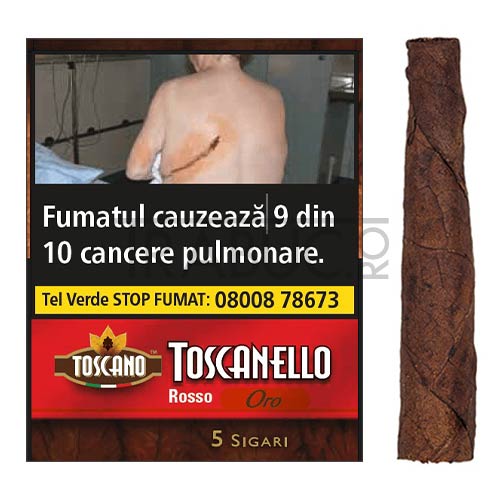 tigari de foi toscanello oro cu aroma de capuccino intr-o umplutura Italian Kentucky