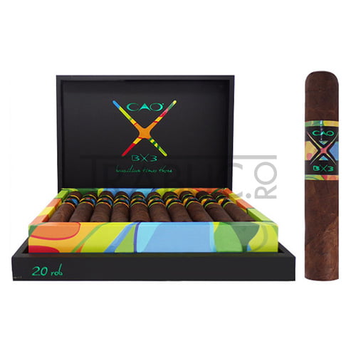 Cutie eleganta cu 20 trabucuri cao bx3 robusto