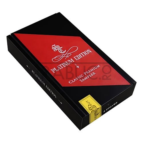 cutie din lemn cu 4 trabucuri santa clara 1830 platinum edition connecticut sampler