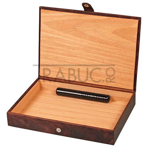 humidor pentru trabucuri confectionat din lemn de cedru si piele 560152