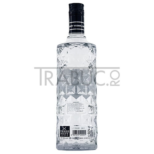 Sticla cu Vodka Three sixty de tarie 37,5 %