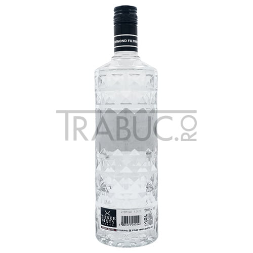 Vodka three sixty in sticla de 1 L