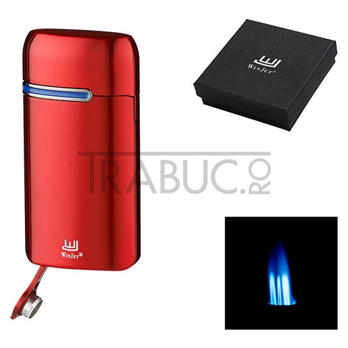 Bricheta trabucuri Winjet cu 3 arzatoare de culoare rosie cu flacara antivant si punch