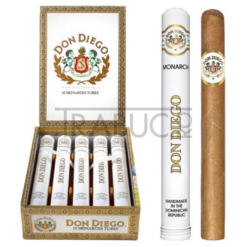 cutie cu 10 trabucuri in tuburi de pastrare don diego monarch tube