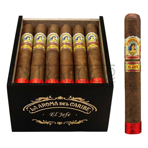 Trabucuri La Aroma Del Caribe Classic El Jefe in cutie din lemn