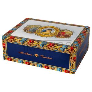 Cutie din lemn cu 25 trabucuri La Aroma Del Caribe Mi Amor Valentino cu invelis Mexic