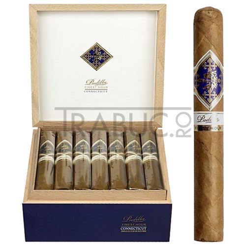 Trabucuri Padilla Finest Hour Connecticut Toro in cutie din lemn cu 20 bucati