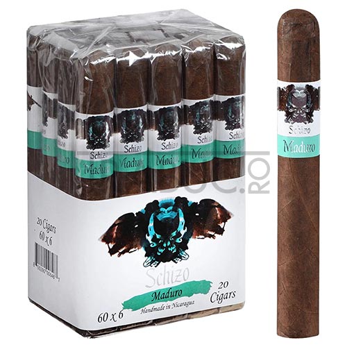 Pachet cu 20 trabucuri Schizo Maduro Toro Gordo Nicaragua de tarie medie