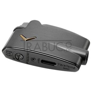 Bricheta Ronson Mini Varaflame Gun Metal reincarcabila cu gaz butan pentru brichete