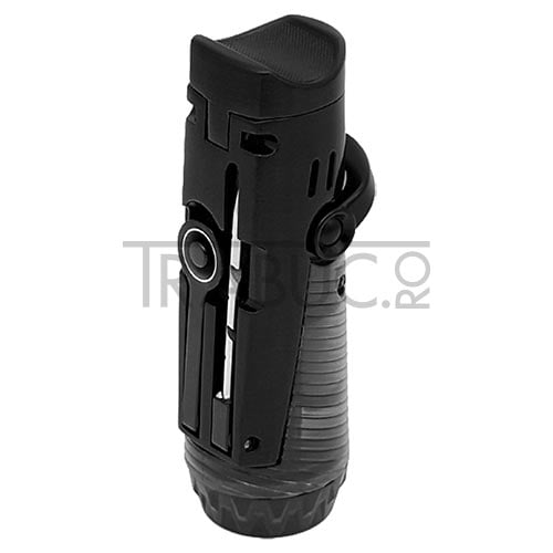 Bricheta trabuc Ronson Bora Black cu punch pentru trabucuri