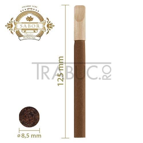 Dimensiuni tigari de foi Sabor Wood Tip