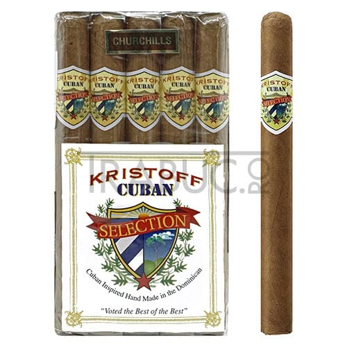 Pachet cu 20 Trabucuri Kristoff Selection Cuban Churchill ambalate in folie de pastrare